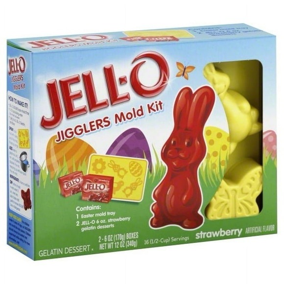 NOS JELL-O Jigglers Mold Kit  Easter Chick Bunny Egg basket Expired Jello Boxes‎ - Picture 1 of 6